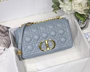 Bagsaaa Dior Medium Caro Light Blue - 25.5 x 15.5 x 8 cm - 3