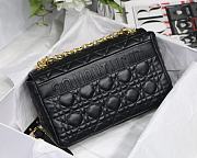 Bagsaaa Dior Medium Caro Black - 25.5 x 15.5 x 8 cm - 3