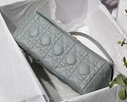 Bagsaaa Dior Medium Grey Blue - 25.5 x 15.5 x 8 cm - 5