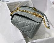 Bagsaaa Dior Medium Grey Blue - 25.5 x 15.5 x 8 cm - 4