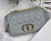 Bagsaaa Dior Medium Grey Blue - 25.5 x 15.5 x 8 cm - 2