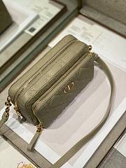 	 Bagsaaa Dior Carou Double Pouch Beige - 19×10.5×5cm - 6