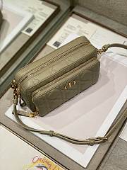 	 Bagsaaa Dior Carou Double Pouch Beige - 19×10.5×5cm - 5