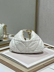 Bagsaaa Dior Caro Nomad Bag White Gold - 25x16x2.5cm - 1