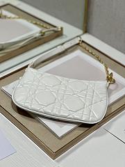 Bagsaaa Dior Caro Nomad Bag White Gold - 25x16x2.5cm - 5