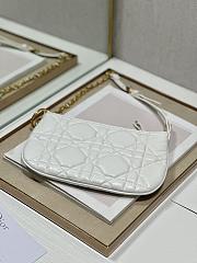 Bagsaaa Dior Caro Nomad Bag White Gold - 25x16x2.5cm - 2