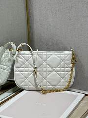 Bagsaaa Dior Caro Nomad Bag White Gold - 25x16x2.5cm - 3