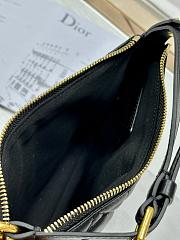 	 Bagsaaa Dior Caro Nomad Bag Black Gold - 25x16x2.5cm - 6