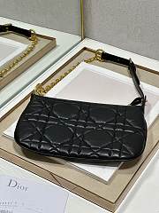 	 Bagsaaa Dior Caro Nomad Bag Black Gold - 25x16x2.5cm - 4