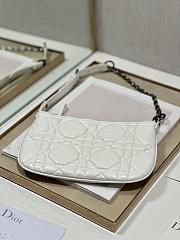 	 Bagsaaa Dior Caro Nomad Bag White - 25x16x2.5cm - 4