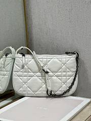 	 Bagsaaa Dior Caro Nomad Bag White - 25x16x2.5cm - 3