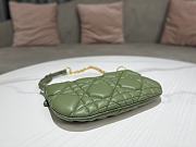 Bagsaaa Dior Caro Nomad Bag Green - 25x16x2.5cm - 6