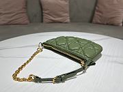 Bagsaaa Dior Caro Nomad Bag Green - 25x16x2.5cm - 5