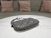 Bagsaaa Dior Caro Nomad Bag Gray - 25x16x2.5cm - 3