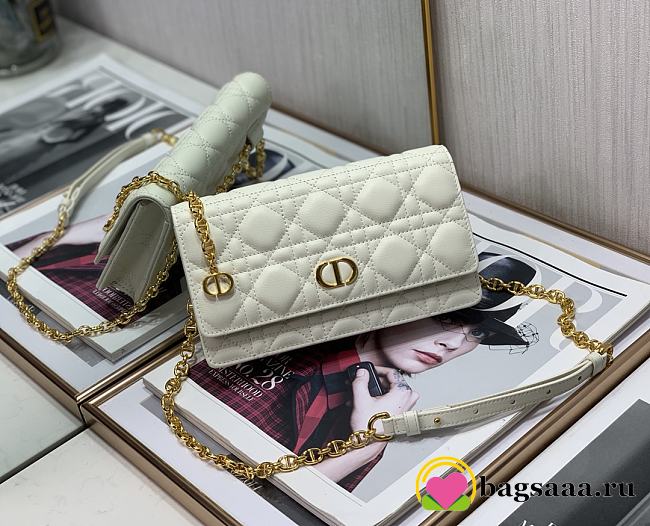 Dior Caro Woc Bag White - 1