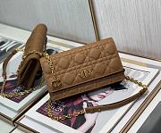 Bagsaaa Dior Chain Bag Brown - 20 x 11.5 x 3.5 cm - 1