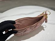 Bagsaaa Dior Caro Nomad Bag Pink - 25x16x2.5cm - 6