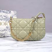 Bagsaaa Dior Caro Nomad Bag Light Green - 25x16x2.5cm - 1