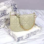 Bagsaaa Dior Caro Nomad Bag Light Green - 25x16x2.5cm - 5