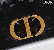 Bagsaaa Dior Caro Small Shoulder Bag Black With Gold Hardware - 20×12×7cm - 6