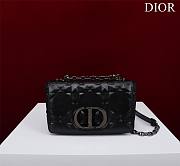 	 Bagsaaa Dior Caro Small Shoulder Bag Black - 20×12×7cm - 1