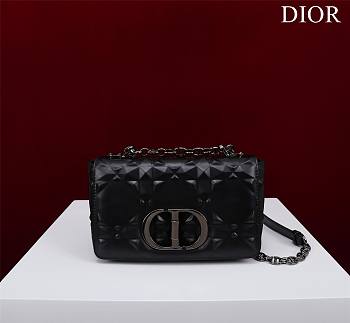 	 Bagsaaa Dior Caro Small Shoulder Bag Black - 20×12×7cm
