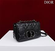 	 Bagsaaa Dior Caro Small Shoulder Bag Black - 20×12×7cm - 4