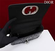 	 Bagsaaa Dior Caro Small Shoulder Bag Black - 20×12×7cm - 3