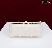 	 Bagsaaa Dior Caro Small Shoulder Bag White - 20×12×7cm - 6
