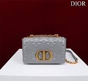 	 Bagsaaa Dior Caro Small Shoulder Bag Grey - 20×12×7cm - 1