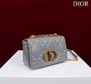 	 Bagsaaa Dior Caro Small Shoulder Bag Grey - 20×12×7cm - 5