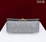 	 Bagsaaa Dior Caro Medium Shoulder Bag Grey - 25×15×8cm - 6