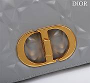 	 Bagsaaa Dior Caro Medium Shoulder Bag Grey - 25×15×8cm - 2