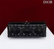 	 Bagsaaa Dior Caro Medium Shoulder Bag Black - 25×15×8cm - 3