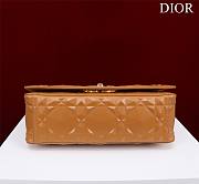 Bagsaaa Dior Caro Large Shoulder Bag Brown - 28x17x9cm - 6