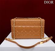 Bagsaaa Dior Caro Large Shoulder Bag Brown - 28x17x9cm - 3