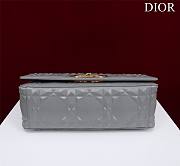 	 Bagsaaa Dior Caro Large Shoulder Bag Grey - 28x17x9cm - 6