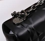 	 Bagsaaa Dior Caro Large Shoulder Bag All Black - 28x17x9cm - 5