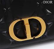 	 Bagsaaa Dior Caro Large Shoulder Bag Black With Gold Hardware - 28x17x9cm - 4