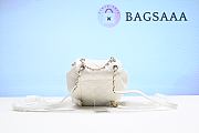 Bagsaaa Chanel Duma Backpack White Lambskin - 18x18x12cm - 2