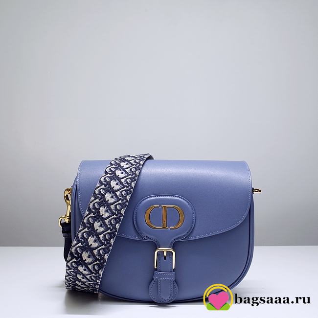 	 Bagsaaa Dior CD Bobby Large Blue - 27x19.5x8cm - 1