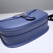 	 Bagsaaa Dior CD Bobby Large Blue - 27x19.5x8cm - 4