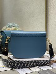 	 Bagsaaa Dior CD Bobby Large Dark Blue - 27x19.5x8cm - 4