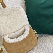 Bagsaaa Dior CD Bobby Medium Yellow Fur Leather - 22x17x6cm - 5