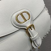 Bagsaaa Dior CD Meidum Bobby Grained Calfskin Leather with Whipstitched Seams - 3