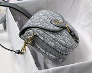 Bagsaaa Dior CD Bobby Medium Oblique Grey - 22x17x6cm - 4