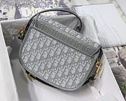 Bagsaaa Dior CD Bobby Medium Oblique Grey - 22x17x6cm - 2