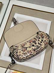 	 Bagsaaa Dior Bobby East-West Bag Pink flower - 21 x 12 x 5.1 cm - 3