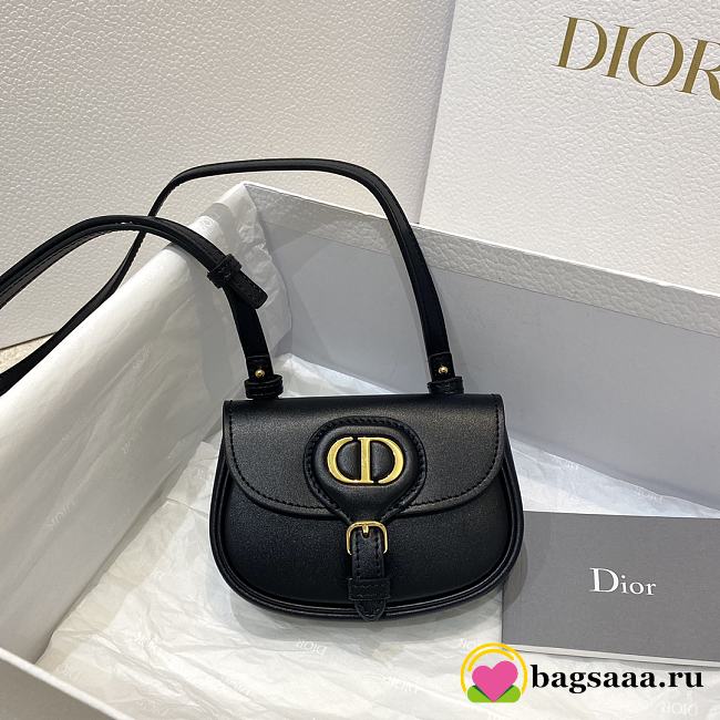 Bagsaaa Dior Mini Bobby Black - 12*3*9cm - 1