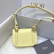 	 Bagsaaa Dior Mini Bobby Yellow - 12*3*9cm - 6